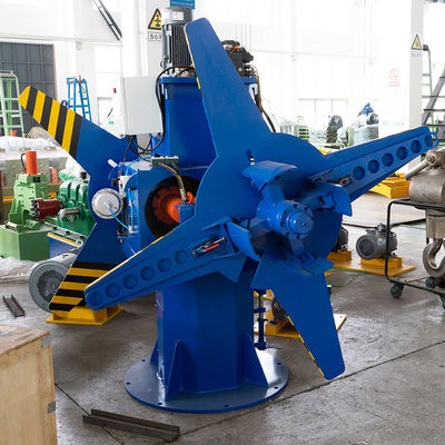 Full Automatic Steel Coil 10 Ton Hydraulic Decoiler / Uncoiler with Station rotating Manual rotating 180°