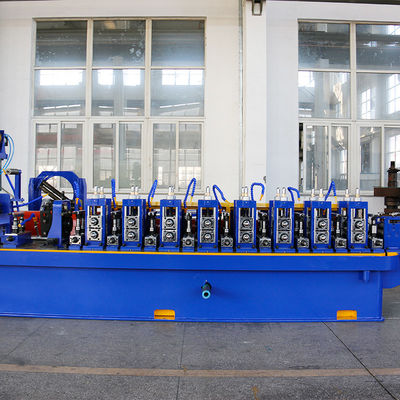 Long Service Life Carbon Steel Erw Tube Mill Line with Cold Cutting Saw/Friction Saw Cutting System