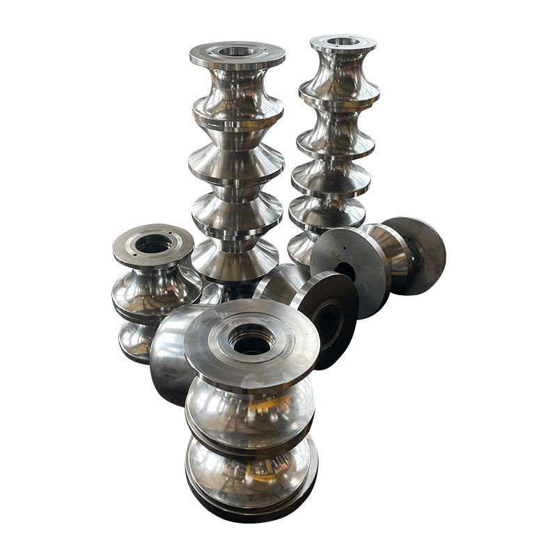 Vacuum / Nitriding / Cryogenic Heat Treatment Method Steel Round Square Box Tube Tooling Set Pipe Forming Roller Dies Molds